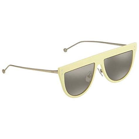 fendi sonnenbrille ff-71 uv 400 grau gelb